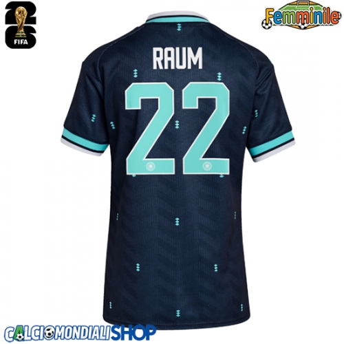 Maglie da calcio Germania David Raum #22 Seconda Maglia Femminile Mondiali 2026  Manica Corta